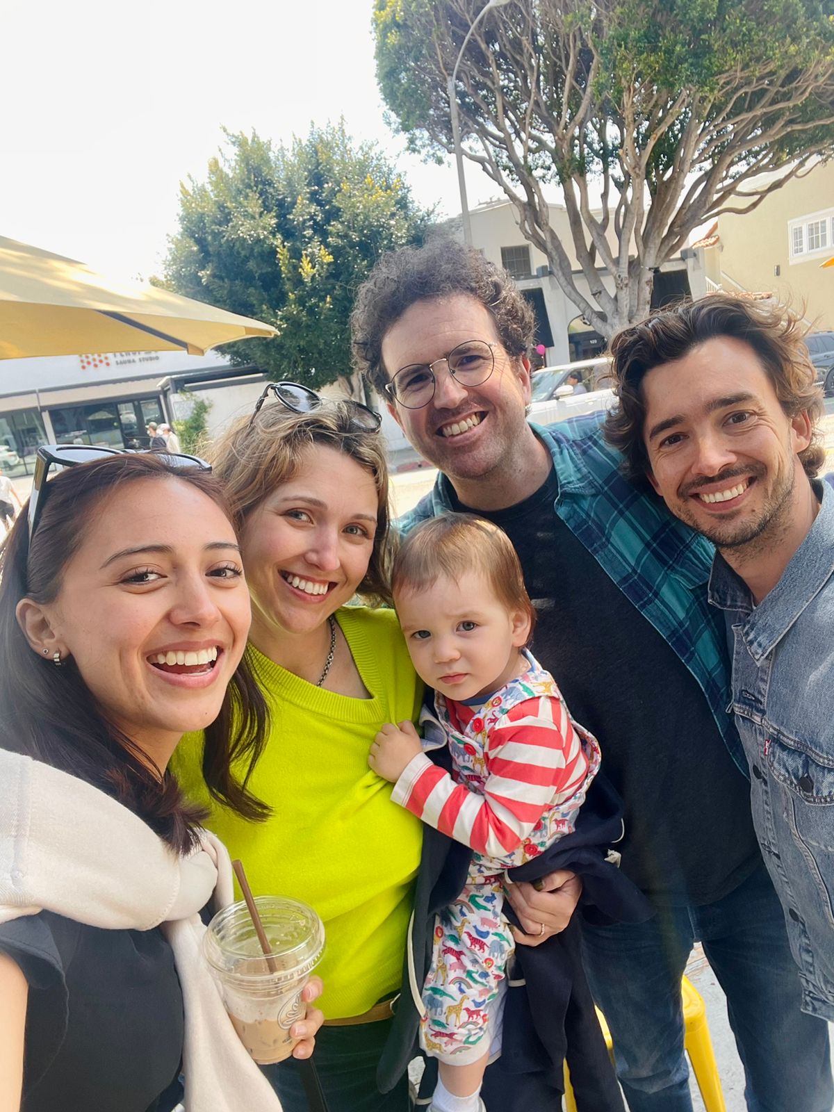 Joe and Juan with their families